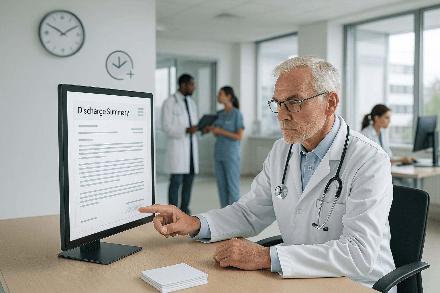 Entlassungsbrief Krankenhaus - Digitale Optimierung für Oberärzte